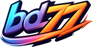 bd77 কালো সোনালি লোগো